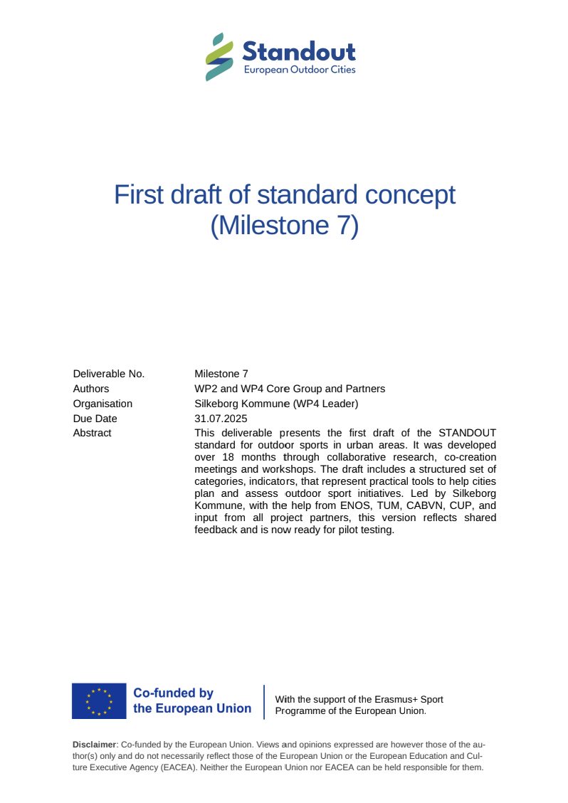 Cover of the First Draft of the Standard Concept