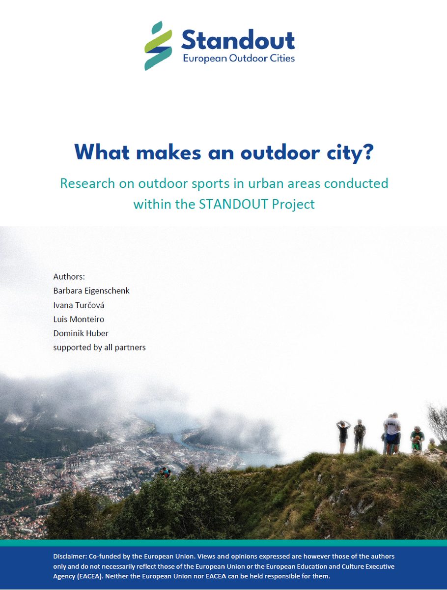 Cover of the research report What Makes an Outdoor City?