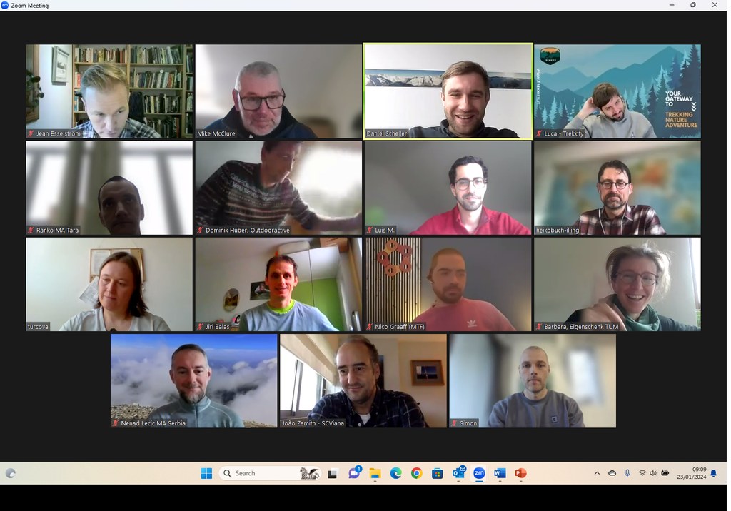 Online kick-off meeting of the STANDOUT project partners