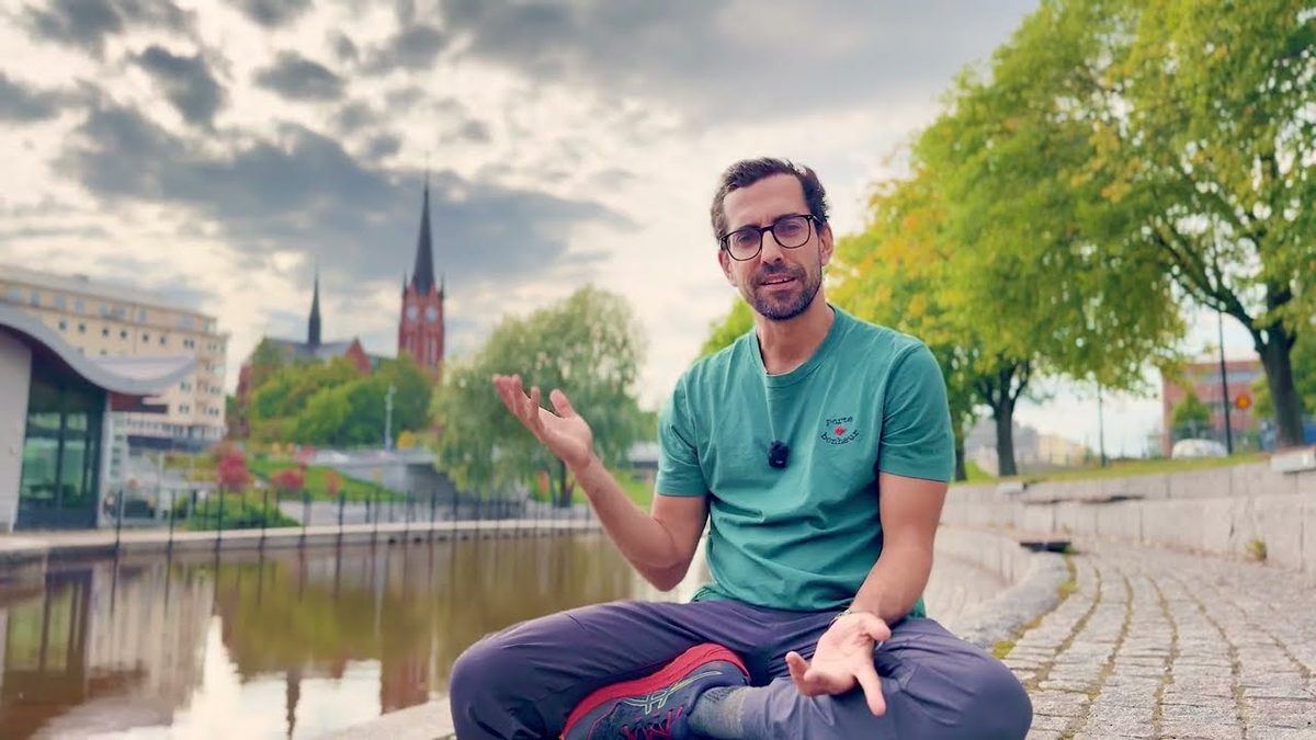 Video still from the Knowledge Exchange in Sundsvall and Västernorrland, Sweden